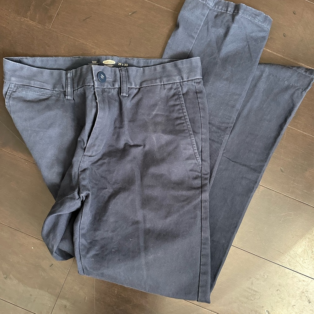 Old Navy chinos 29x30 navy